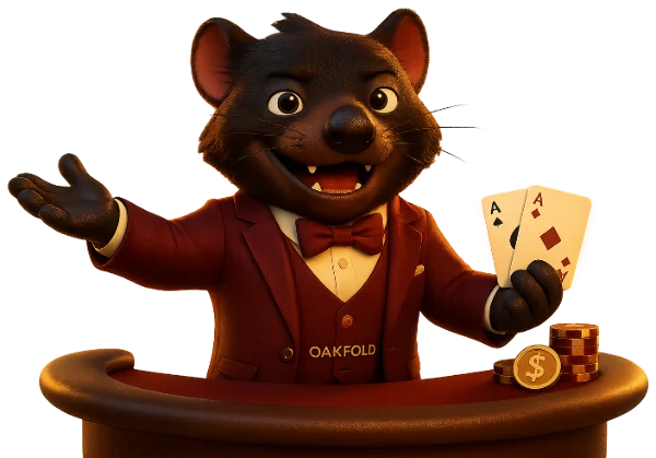 Oakfold Casino extensive game selection with slots and table games